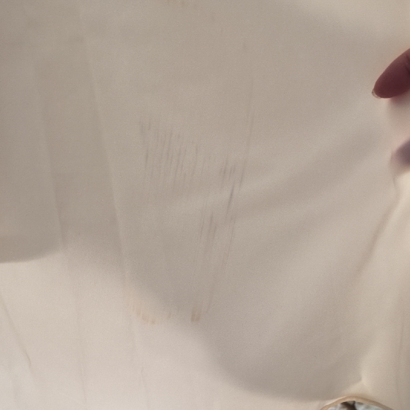 Baltic Born Poppy Satin Midi Dress Ivory Tie Front Med **SMALL SPOT ON BOTTOM - Picture 13 of 13